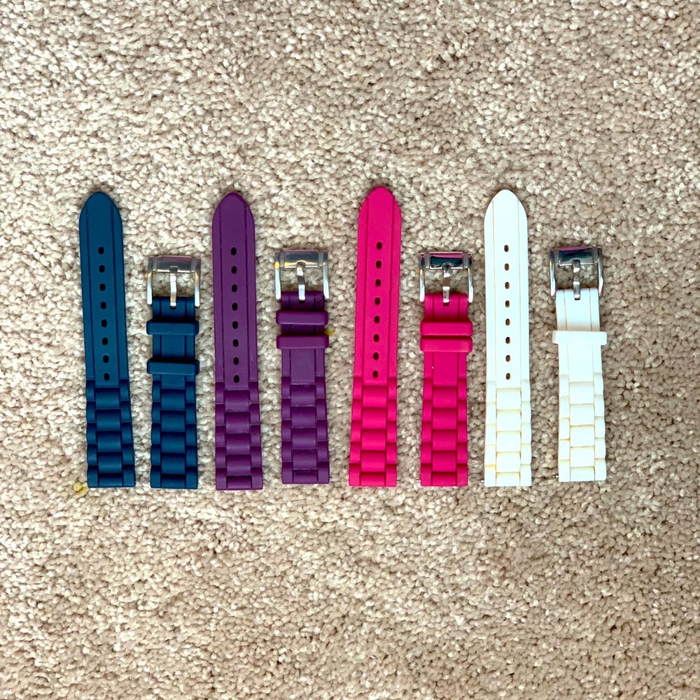 Silicone Fossil Watch Bands